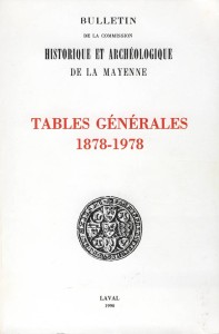 Tables générales 1878-1978