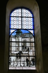 Montjean église, vitrail